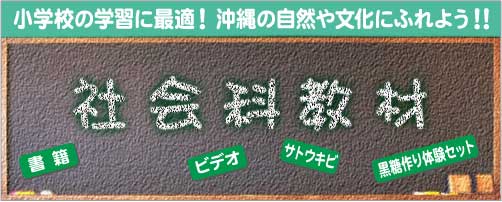 小学校の学習に最適！　沖縄の自然や文化に触れてください！　社会科教材